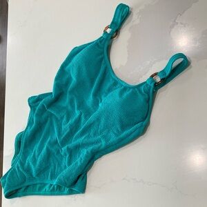 NWT Teal Textured Swimsuit